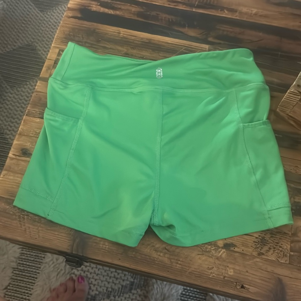 FP Movement by Free People Bright Green Bike Shorts Size Medium